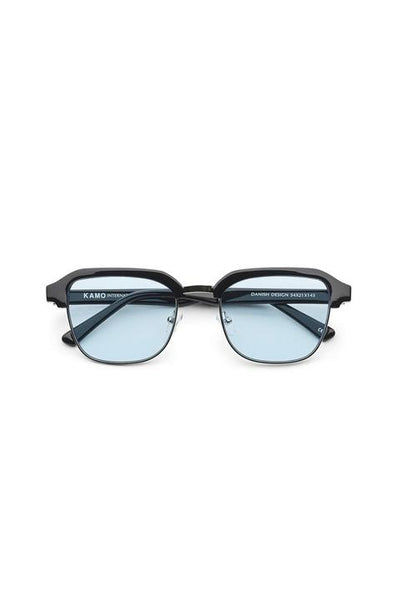 Sunglasses - Continental - Metal Lens Blue – AKENZ