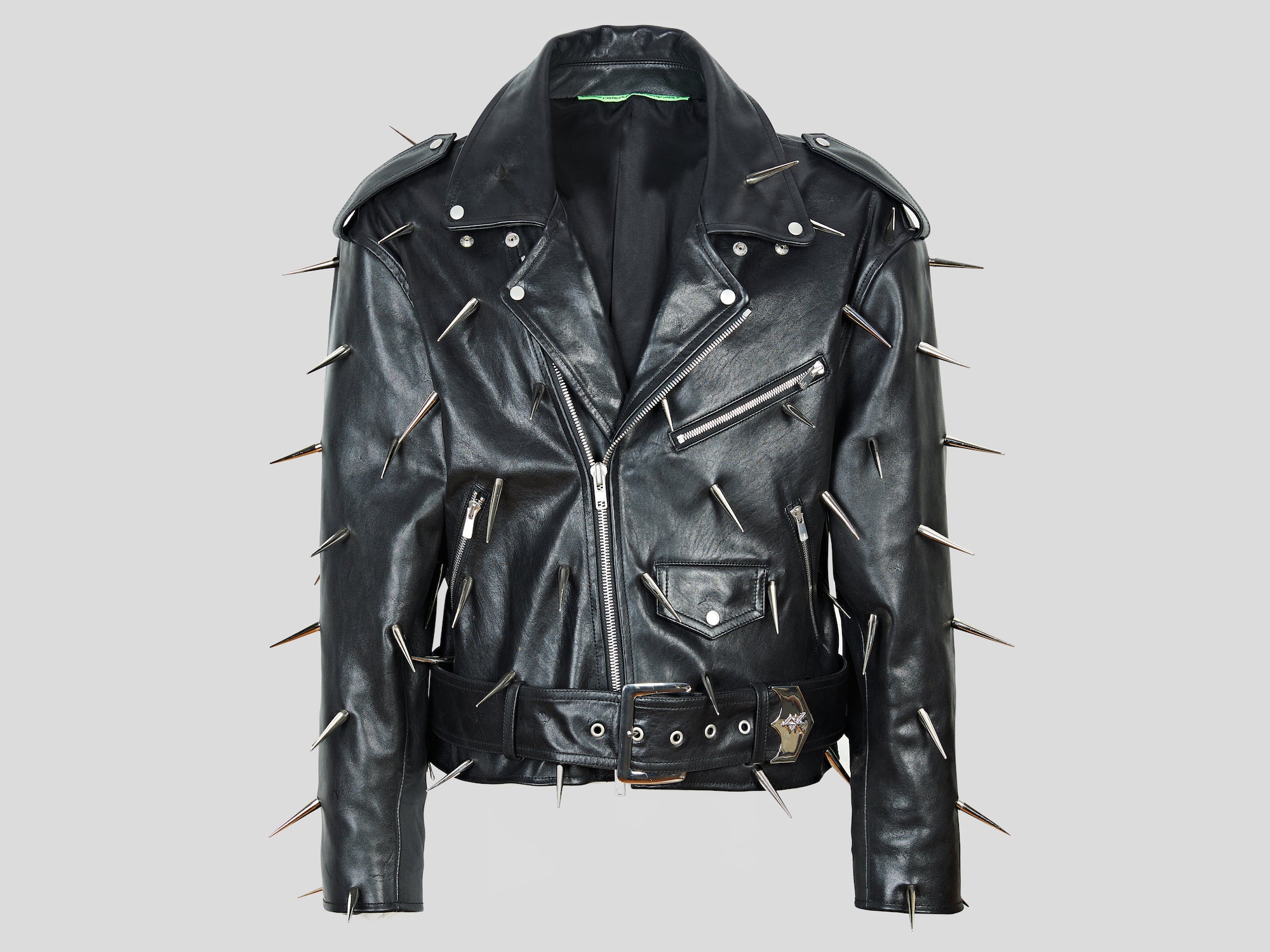Leather Spikes Jacket